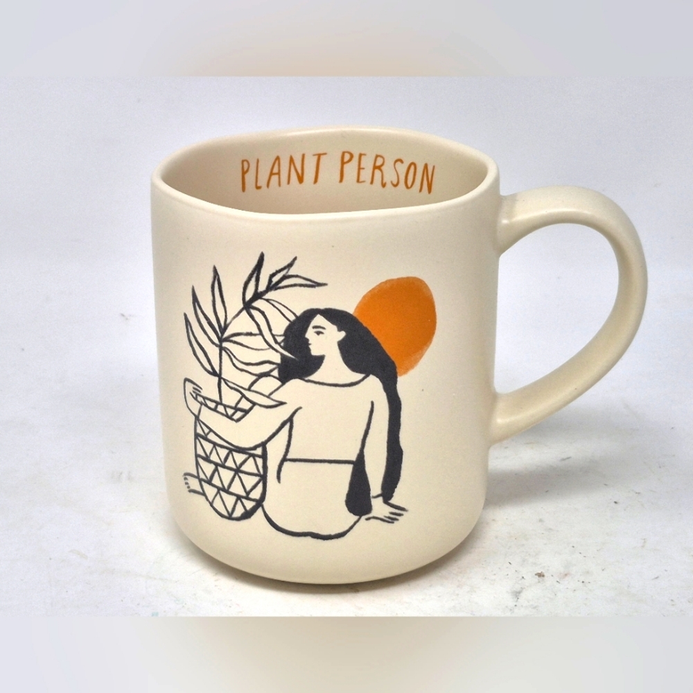 OpalHouse Stoneware Plant Person Coffee Mug